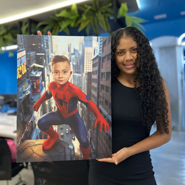 Retrato Superhéroe Mediano 60x45 cm | El Más Vendido ⭐ FIRMACH