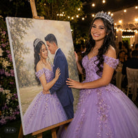 Retrato de 15 Con Papá en el Corazón