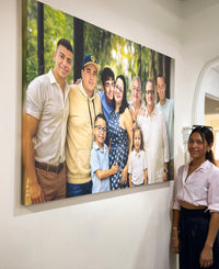 Retrato Familiar Personalizado – El Arte que Une Generaciones