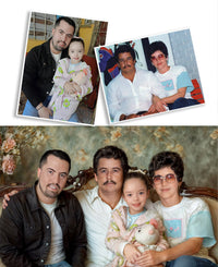 Retrato Familiar Personalizado – El Arte que Une Generaciones