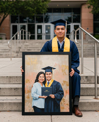 Retrato con Papá o Mamá en tu Graduación