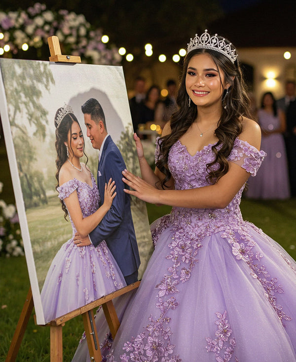 Retrato de 15 con papá en el corazón – Firmach”