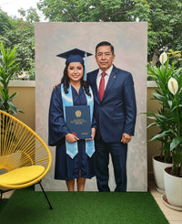 Retrato con Papá o Mamá en tu Graduación