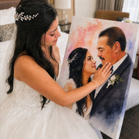 El Sí Quiero con Papá en el Cielo · Retrato de Boda Memorial