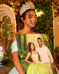 Retrato de 15 Con Papá en el Corazón