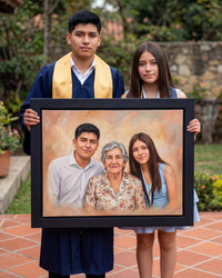 Retrato con Papá o Mamá en tu Graduación