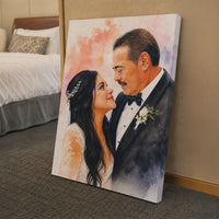 El Sí Quiero con Papá en el Cielo · Retrato de Boda Memorial